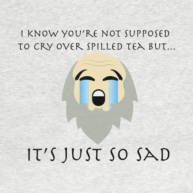 Uncle Iroh crying emoji - "So Sad!" by Prince_Tumi_1